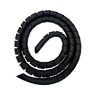 Organizador Fio Espiral 1/2 X 1,5m Preto