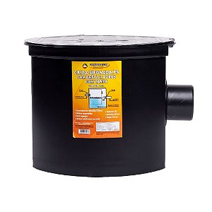 Caixa Sifonada 300x250mm 9 Lts - Ps - 2 Furos - com Tampa Economica