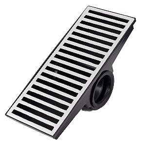 Caixa Coletora Pluvial 20x50 Cm Preta