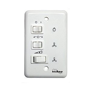 Controle Ventilador Capacitivo 127v Vt-007 Branco