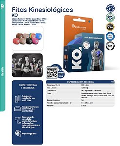 Fita Kinesiológica KO de Alta Performance