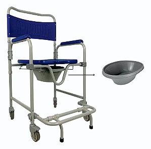 Cadeira Banho Higiene Idoso Geriatrica Chuveiro Dobrável D45
