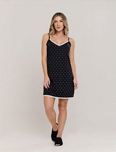 Camisola Feminina Romântica Estampa de Coraçãozinho