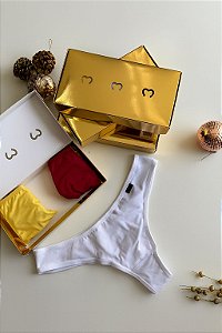 Kit 3 Calcinhas Réveillon – Amor, Paz e Prosperidade 2026