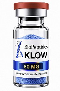 blend klow 80mg 99% pureza + agua bacteriostatica + laudo + protocolo