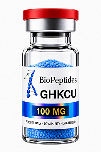 GHK-Cu 100 mg – Peptídeo Liofilizado de Alta Pureza 99% + agua bacteriostatica + protocolo + laudo