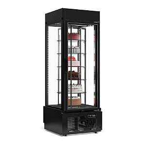 EXPOSITOR VITRINE GIRATORIO GEVG-075/PR/220V 60 - GELOPAR