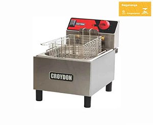 FRITADEIRA ELETRICA BANCADA 4 5L 1 CUBA FC 1B 220V - CROYDON