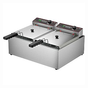 FRITADEIRA INDUSTRIAL ELETRICO FRCE - 10 2C - METALCUBAS