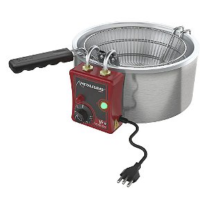 FRITADEIRA TACHO ELETRICO METAL CUBAS TRFE - 5L - METALCUBAS