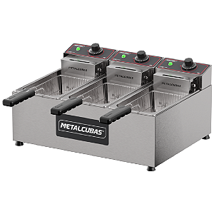 FRITADEIRA BANCADA ELETRICO 220V FE 3C - METALCUBAS