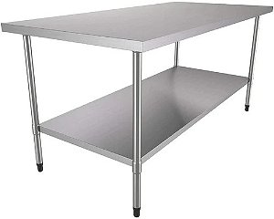 BANCADA DE APOIO INOX 1900X900 - METALCUBAS