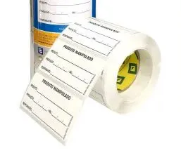 ETIQUETA RT-183 KIT 60X30 C/500UN PRODUTO MANIPULADO