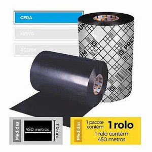 FITA IMPRESSAO 110X450 CERA PREMIUM SERIE-1