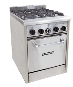 FOGAO IND. DON BIDONE 4 QUEIM C/ FORNO GLP INOX - VENANCIO