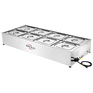 BUFFET TERMICO DE BANCADA 8 CUBAS SPL - 508BC - SPOLU