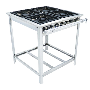FOGAO IND. A GAS EXTRA INOX 4Q - 2D2S - VENANCIO