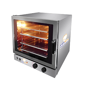 FORNO TURBO ELETRICO 4 ASSADEIRAS FTE-4A 220V - COZIPAN/COPAMETAL