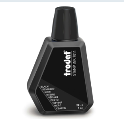 TINTA P/ CARIMBO 28ML PRETA - TRODAT
