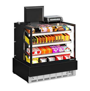 EXPOSITOR VITRINE SECA MGEX-100 PR - GELOPAR