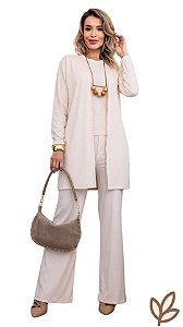 Trijunto Canelado - Conjunto Elegante e Confortável