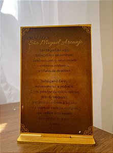 Imagem devocional de São Miguel Arcanjo