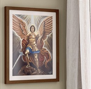 Fine Art - Quadro de São Miguel Arcanjo - Gladius Dei