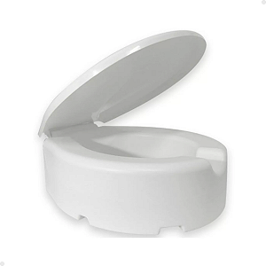 Assento Sanitário Elevado 13cm Com Tampa Branco