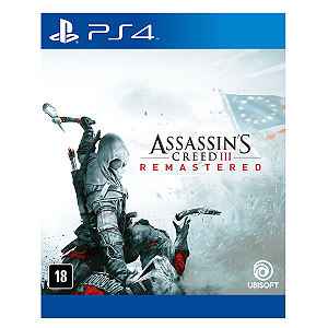 Jogo Assassins Creed 3 Remastered - PS4 Mídia Digital