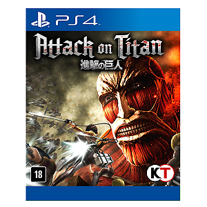 Jogo Attack On Titan - PS4 Mídia Digital
