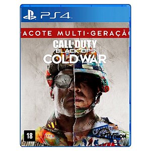 Jogo Call of Duty: Black Ops Cold War - Pacote Multi-geração - PS4 Mídia Digital