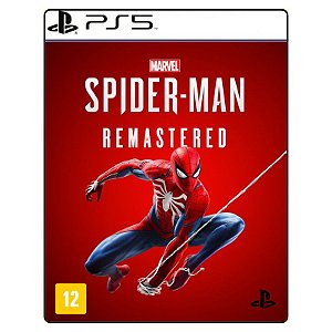 Jogo Marvels Spider-Man Homem Aranha Remastered - PS5 Mídia Digital