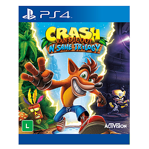 Jogo Crash Bandicoot™ N. Sane Trilogy - PS4 Mídia Digital