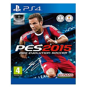 Jogo Pes 15 - PS4 Mídia Digital