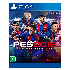 Jogo Pes 2018 - PS4 Mídia Digital