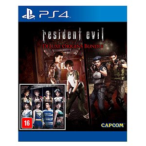Jogo Resident Evil Deluxe Origins Bundle - PS4 Mídia Digital