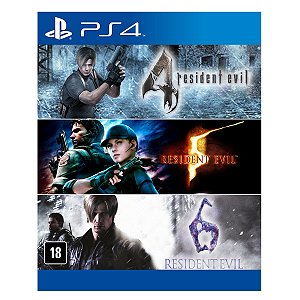 Jogo Resident Evil Triple Pack - PS4 Mídia Digital