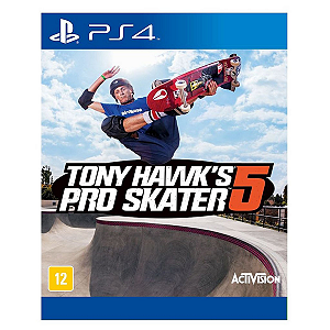 Jogo Tony Hawk Pro Skater 5 - PS4 Mídia Digital