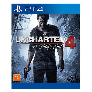 Jogo Uncharted 4 A Thief’S End - PS4 Mídia Digital