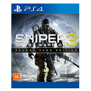 Jogo Sniper Ghost Warrior 3 Season Pass Edition - PS4 Mídia Digital