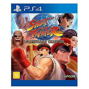 Jogo Street Fighter 30th Anniversary Collection - PS4 Mídia Digital