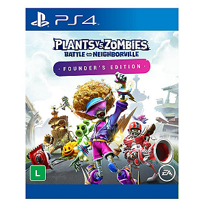 Jogo Plants vs. Zombies Battle for Neighborville Founder's Edition - PS4 Mídia Digital
