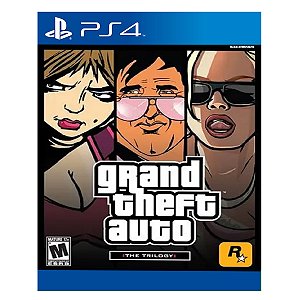Jogo Grand Theft Auto The Trilogy GTA - PS4 Mídia Digital (Versão Antiga)