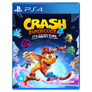 Jogo Crash Bandicoot™ 4: It's About Time - PS4 Mídia Digital