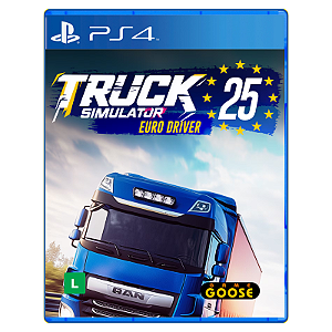Jogo Truck Simulator 25 Euro Driver - PS4 Mídia Digital
