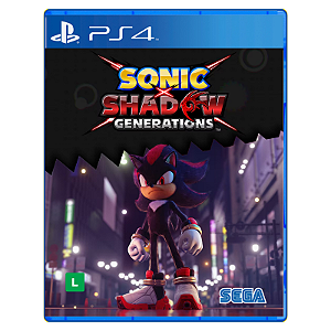 Jogo SONIC X SHADOW GENERATIONS - PS4 Mídia Digital