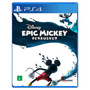 Jogo Disney Epic Mickey Rebrushed - PS4 Mídia Digital