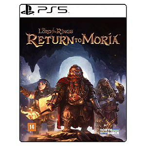 Jogo The Lord of the Rings Return to Moria - PS5 Mídia Digital