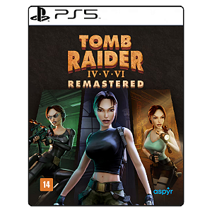 Jogo Tomb Raider IV-VI Remastered - PS5 Mídia Digital