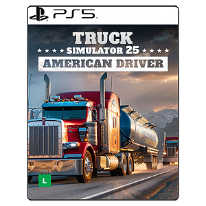 Jogo Truck Simulator 25 - American Driver - PS5 Mídia Digital
